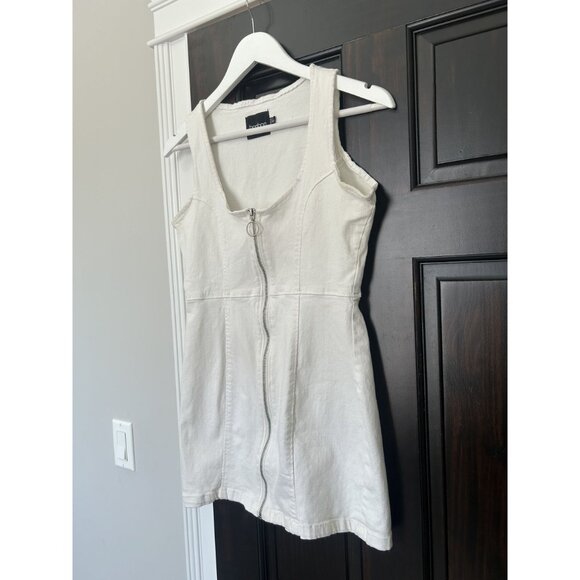 Boohoo Casual White Dress Size 8 - Picture 3 of 5
